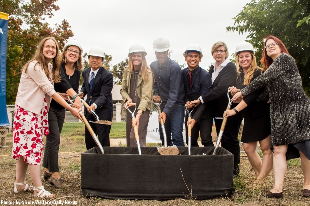 Groundbreaking of the UCSB Edible Campus Program Student Farm