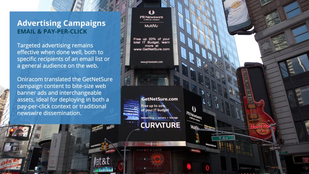 Curvature: Get NetSure Times Square Campaign