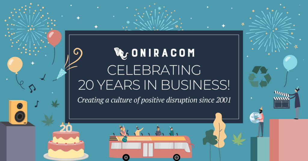 Oniracom Celebrates 20 Years in Business