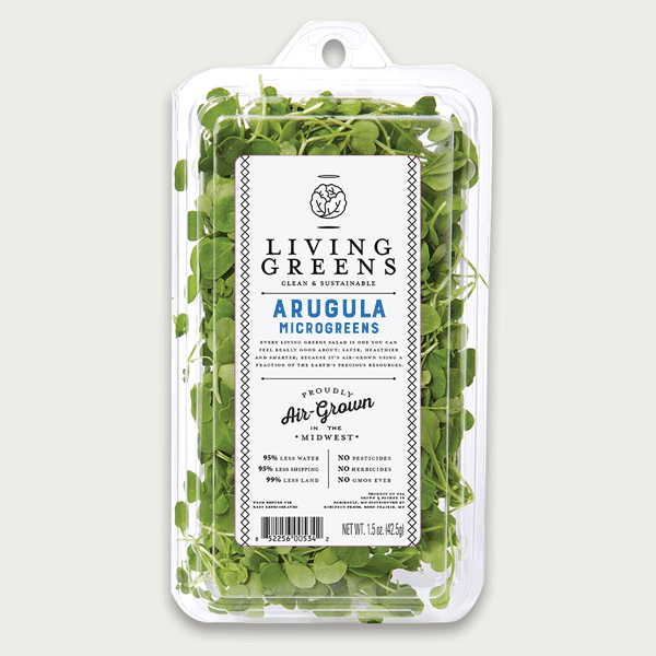 Packaging Design for Living Greens