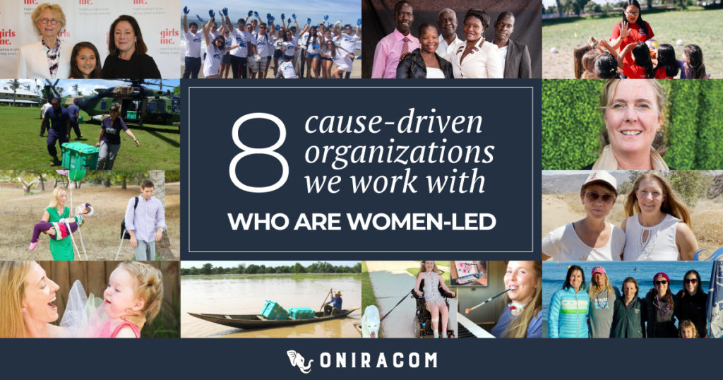 8 Cause-Driven Organizations We Work with Who Are Women-Led