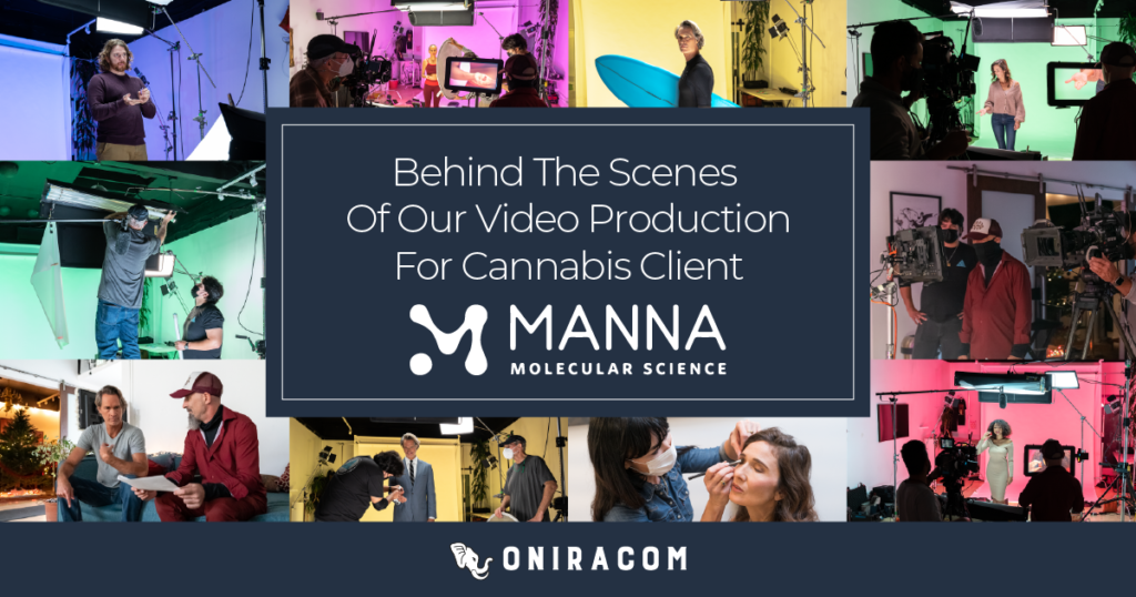 Oniracom Video Production – Behind the Scenes of Our Shoot for Cannabis Client, Manna Molecular
