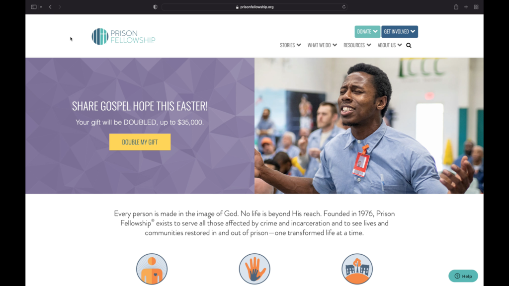 Website Design for Prison Fellowship’s Angel Tree Platform