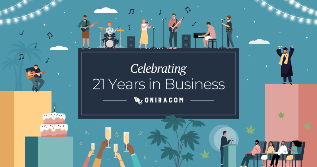 Oniracom Celebrates 21 Years in Business