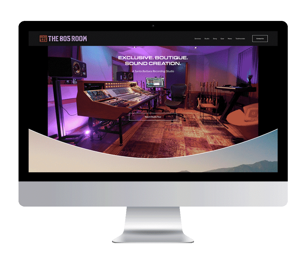 Website for The 805 Room